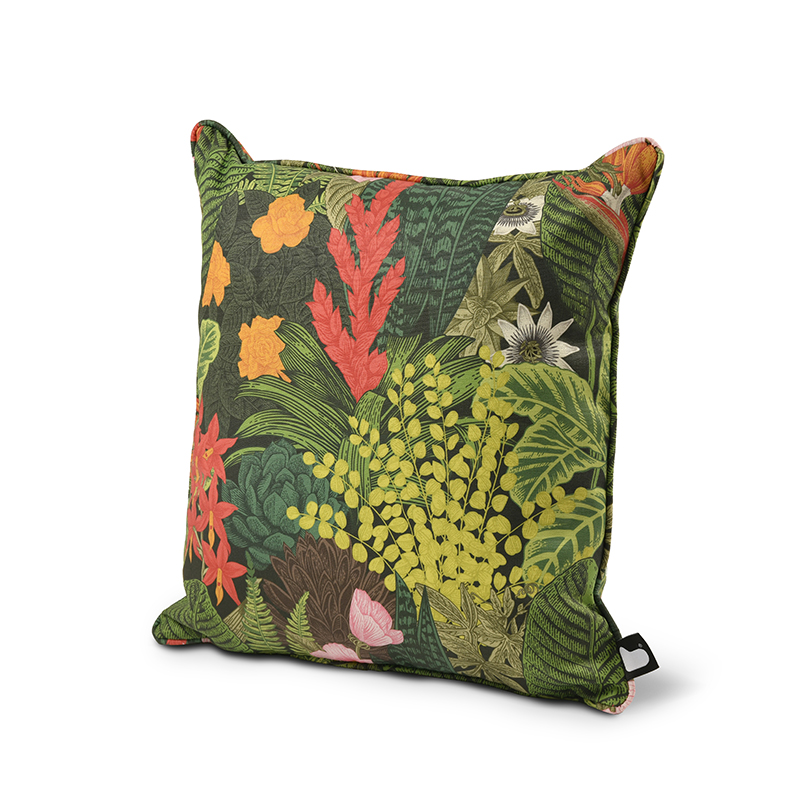 Cushion Graphic Leaves 43x43cm