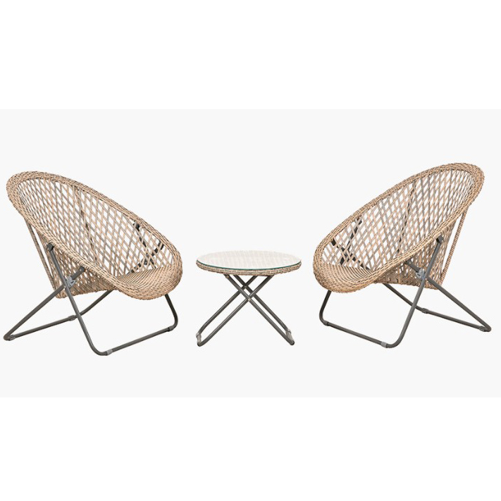 Tobs Folding Bistro Set Natural