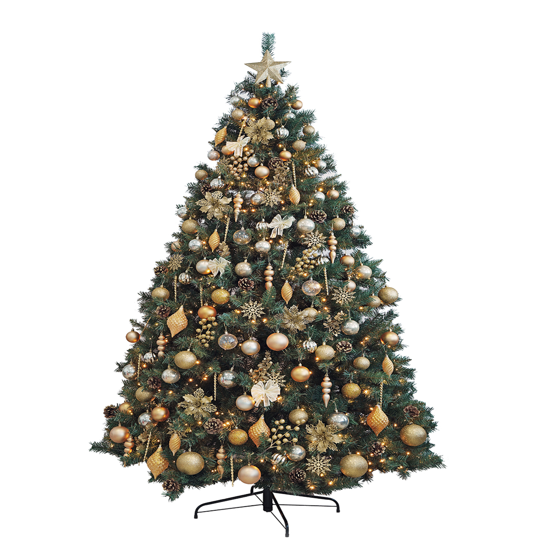 Charmed Elegance PreLit Deco Tree