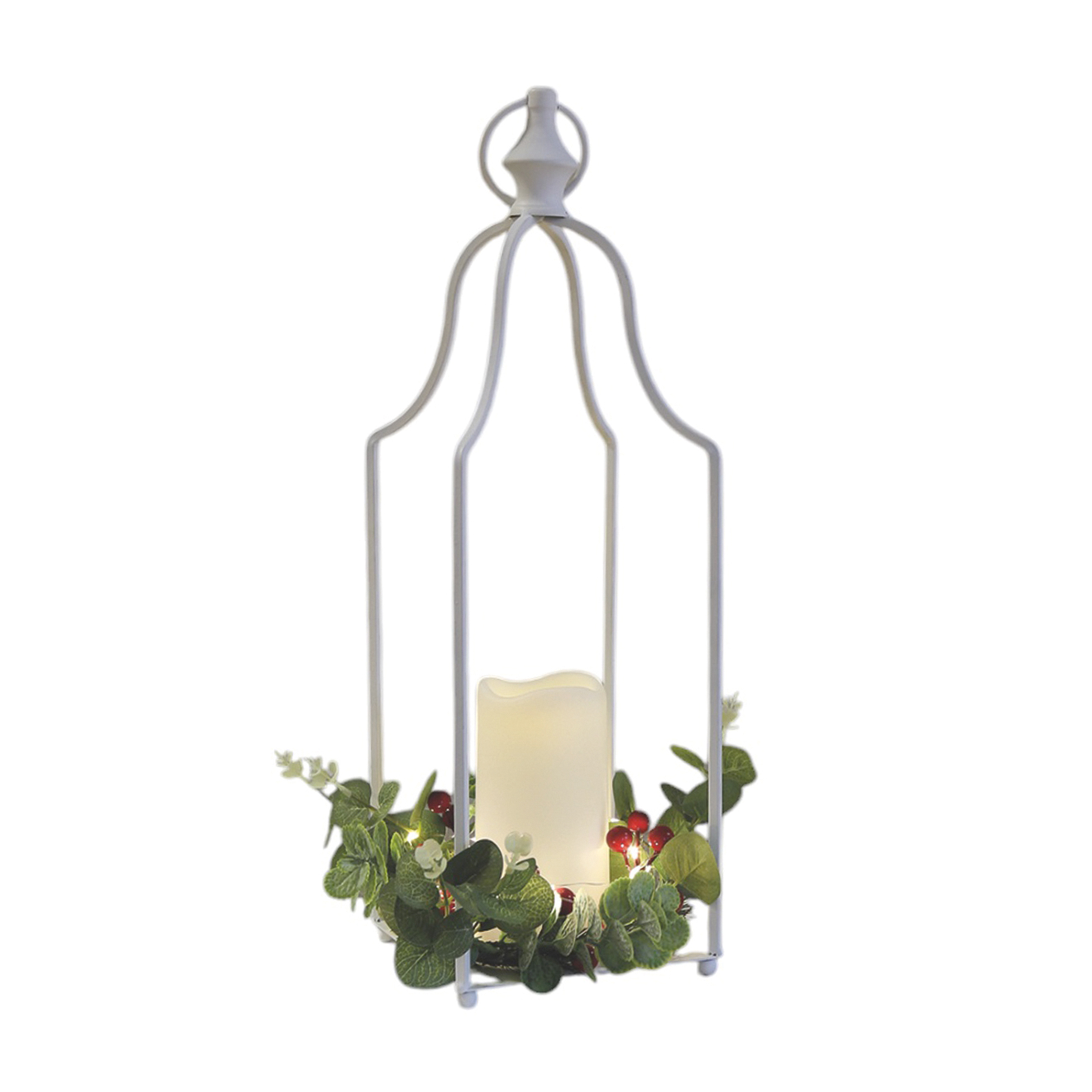 LED Lantern White 15x47cm