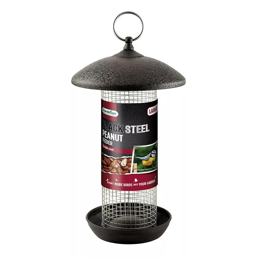 Gardman  Black Steel Large Peanut Feeder