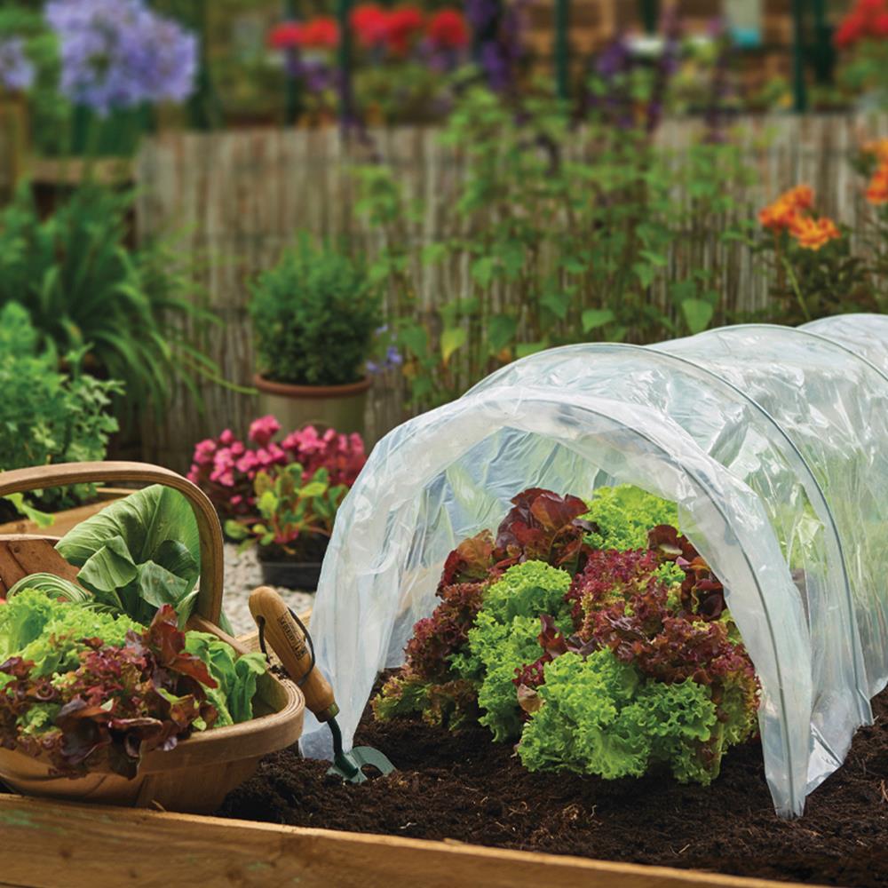 Grow Tunnel With Polythene Cover