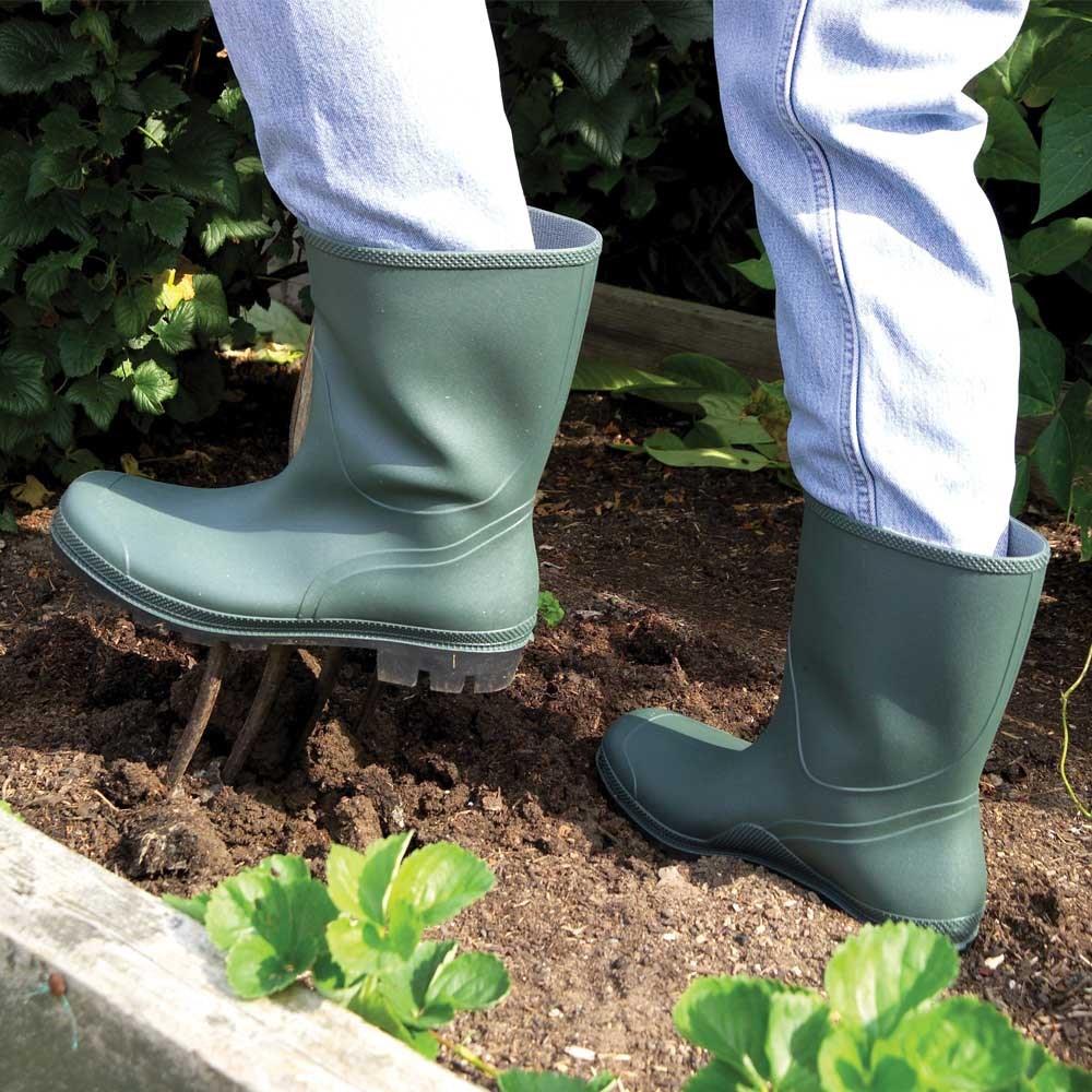 Essential Pvc Half Length Boot Green Size 12