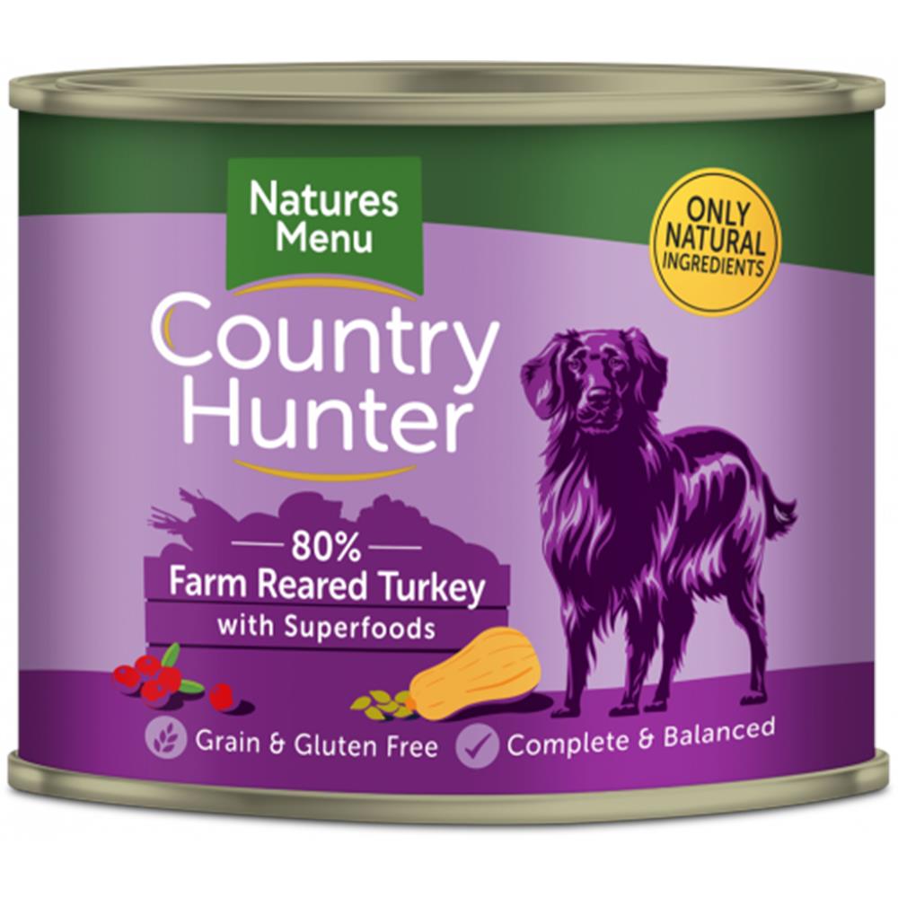 Country Hunter Farm Reared Turkey Dog Can 600G