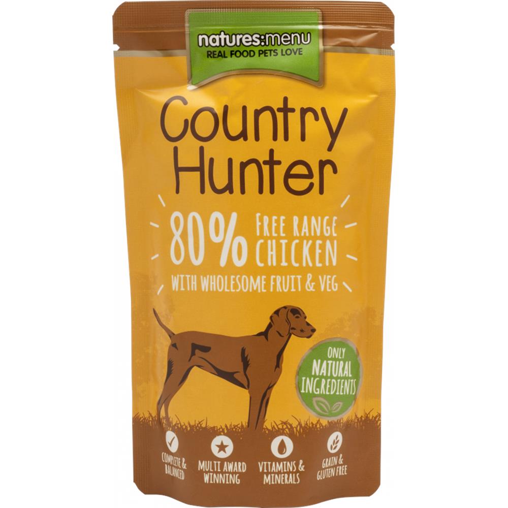 Country Hunter Free Range Chicken Dog Pouch 150G