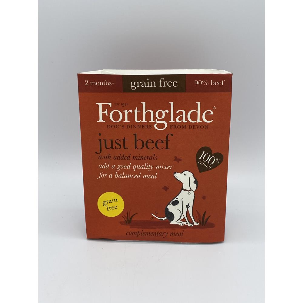 Forthglade Just beef natural grain free wet dog food
