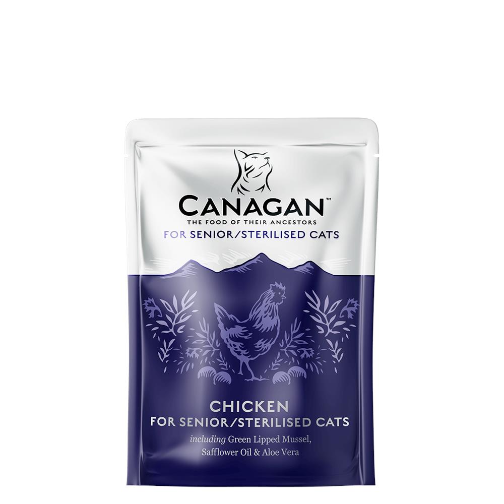 CANAGAN CHICKEN FOR STERILLISED/SENIORE CATS Pouches  85G