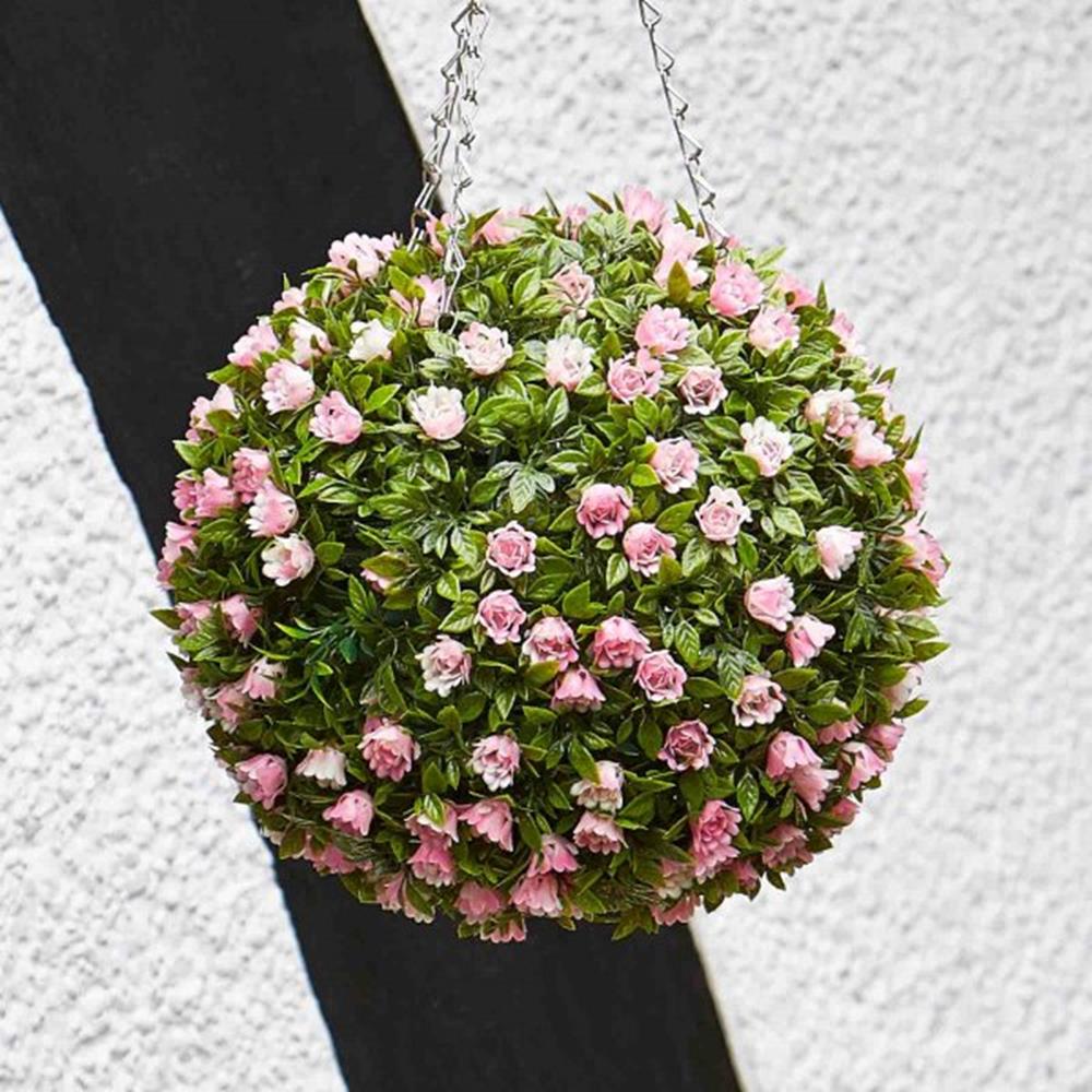 Topiary Pink Rose Ball 30 cm