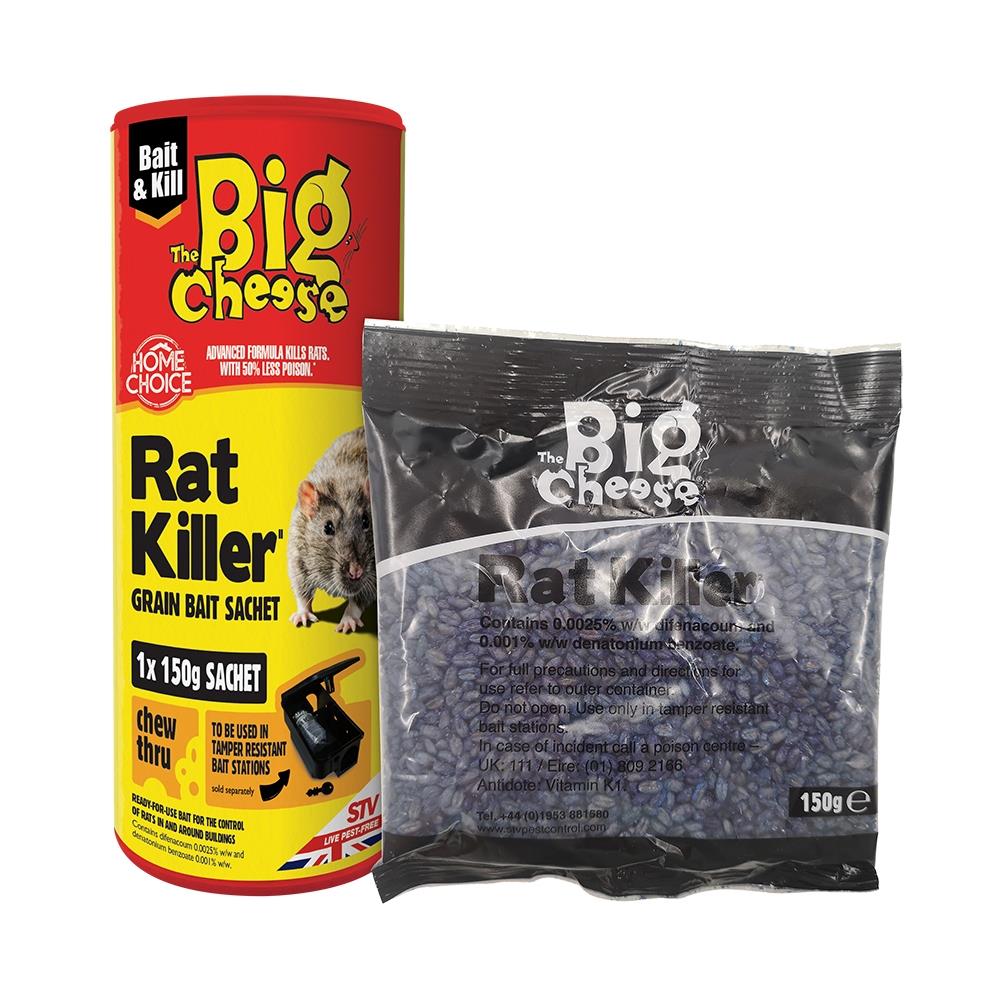 Rat Killer Grain Bait - 1 x 150g Sachet