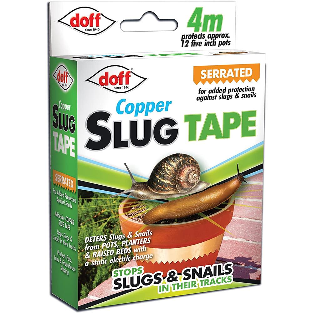 Slug & Snail Adhesive Copper Tape 4m Doff
