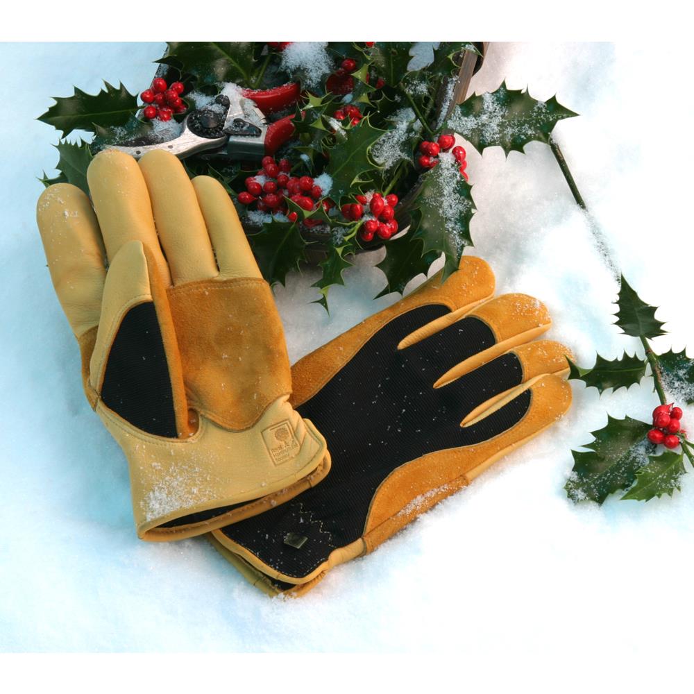 Gold Leaf Winter Touch Ladies Gloves