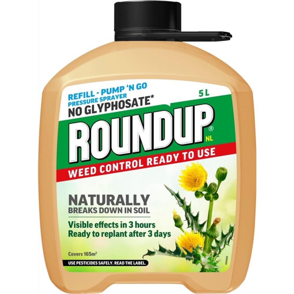 Roundup Naturally Weed Control Refill 5L