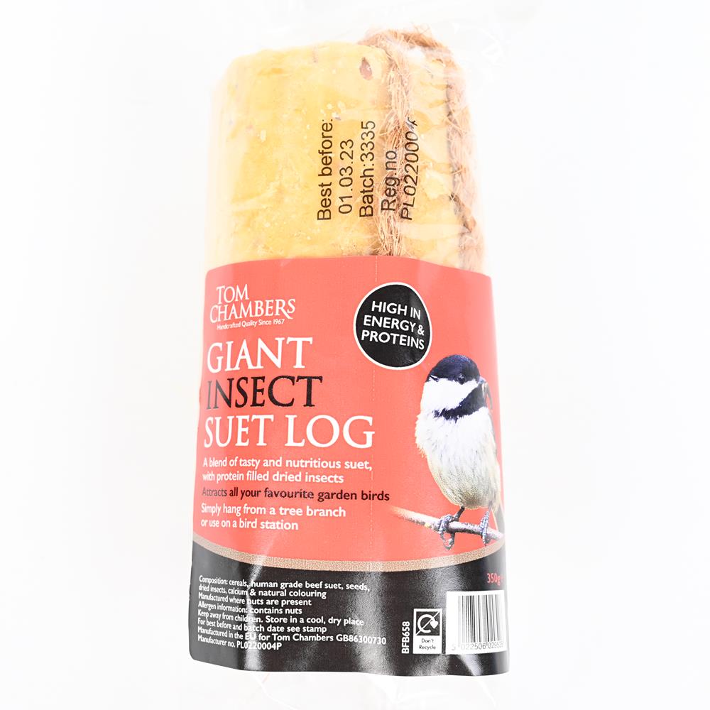 Giant Insect Suet Log