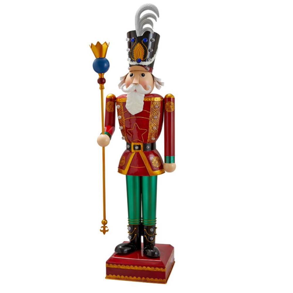 InLit Giant Nutcracker - Traditional - Christmas Decorations - Polhill ...