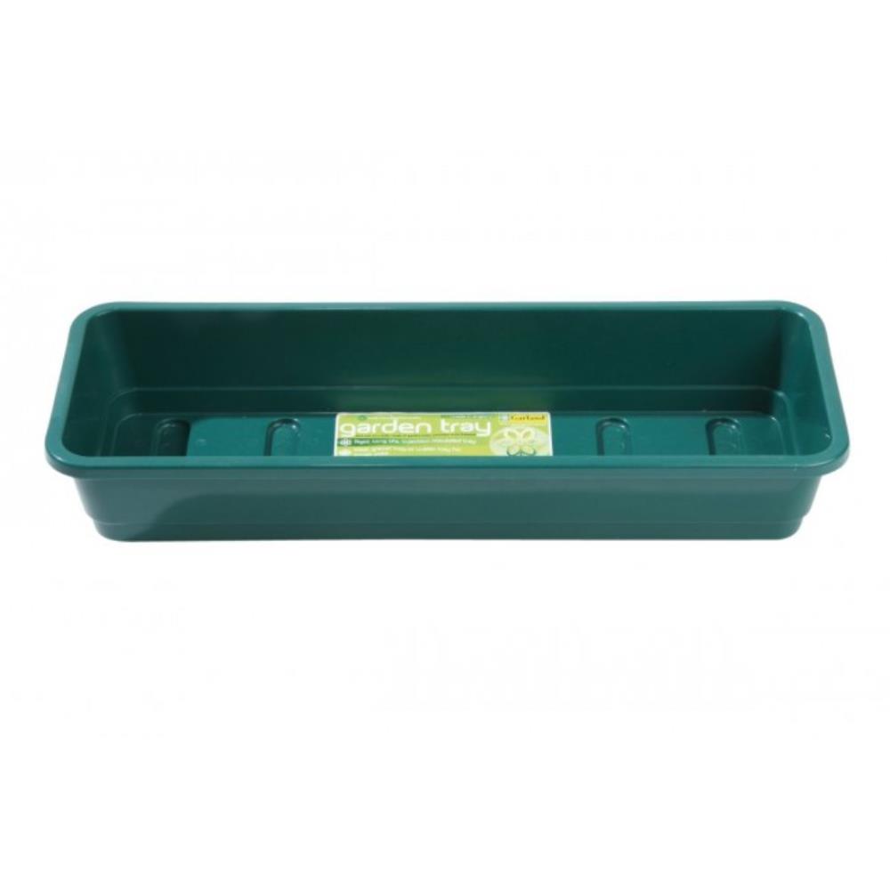 Narrow Garden Tray Green Without Holes