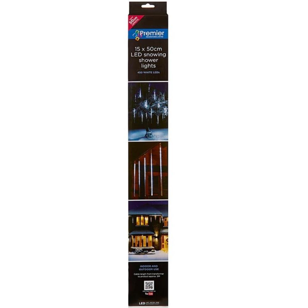 50Cm 15Pc Digital Shower Light Christmas Tree Lights Polhill Garden