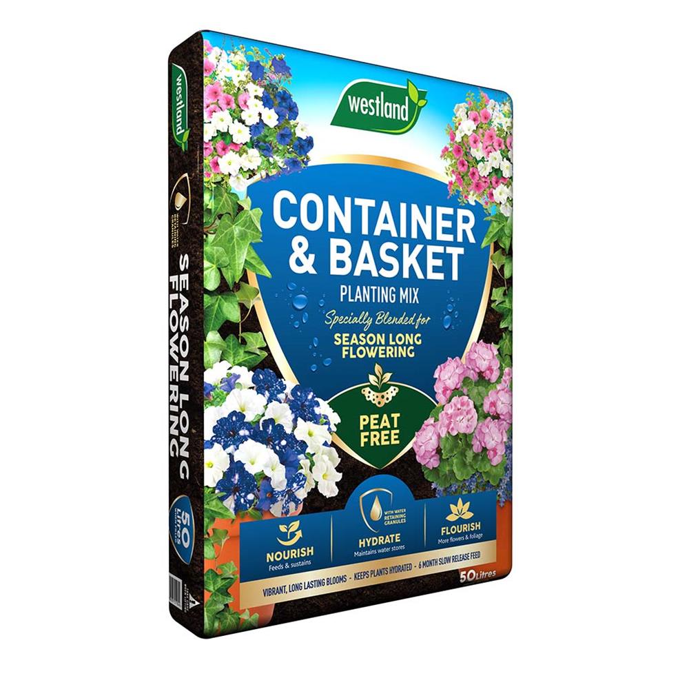 Container & Basket Planting Peat Free Mix  50L