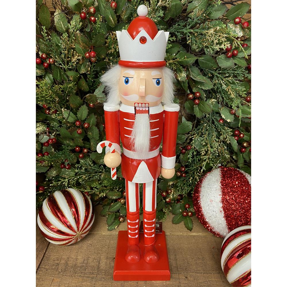 Candy Cane Nutcracker Small Christmas Decorations Polhill Garden