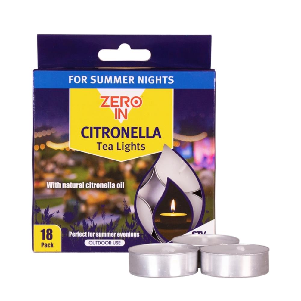 Citronella Tea Lights - 18 pack