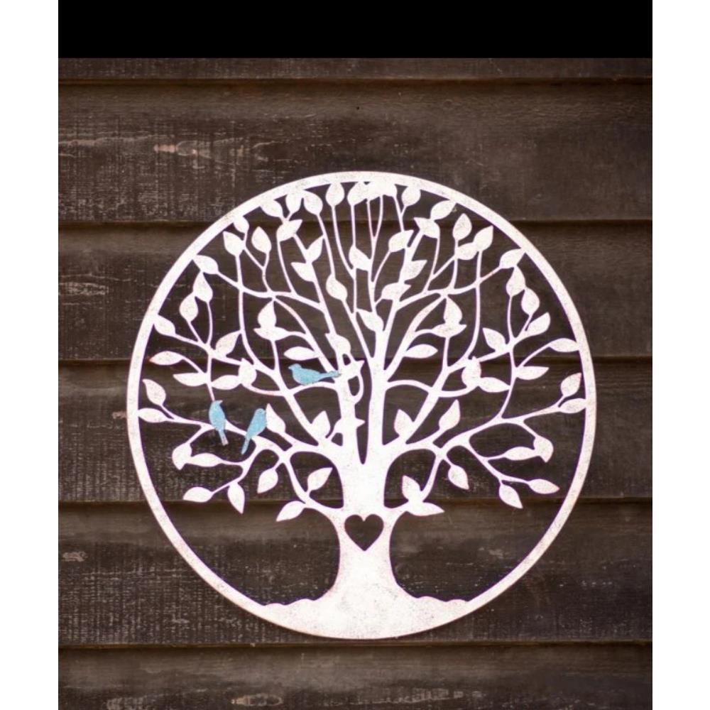 Grey Tree of Life Garden Decor Polhill Garden Centre