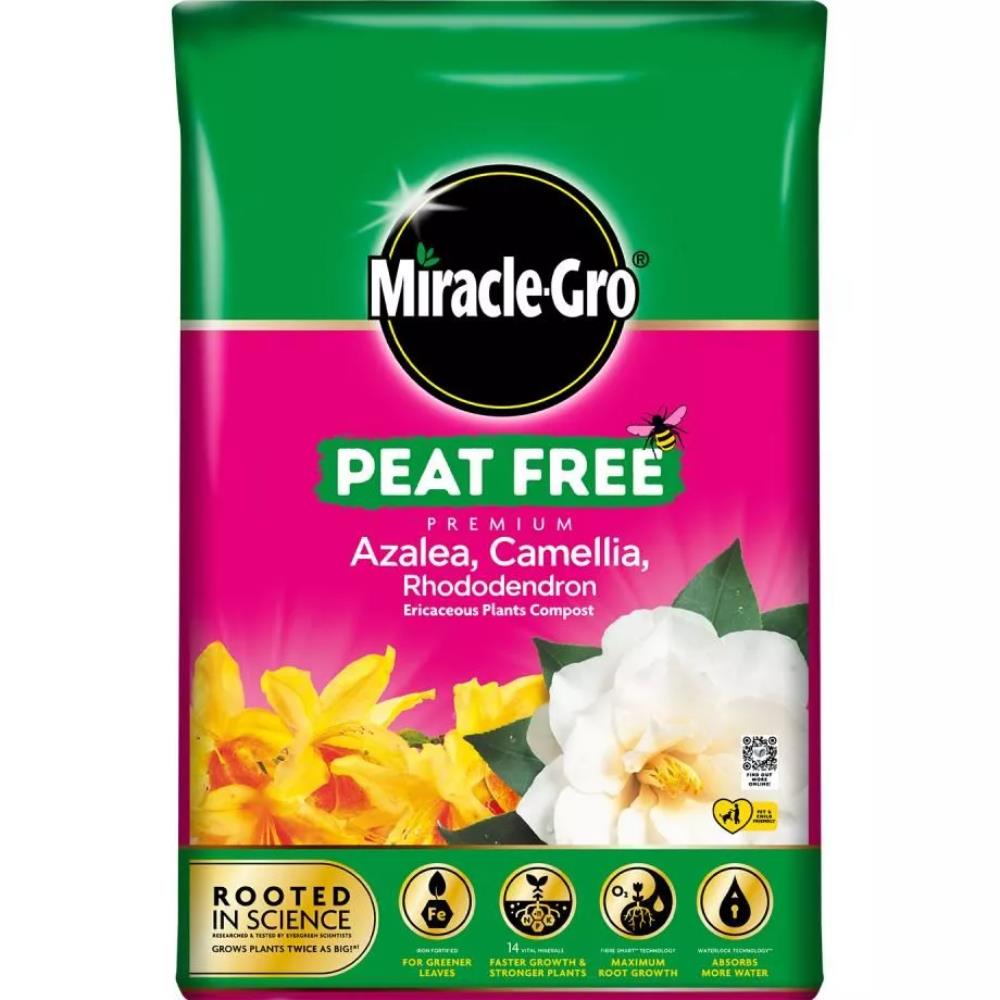 Miracle-Gro Ericaceous Peat Free Compost 40L..