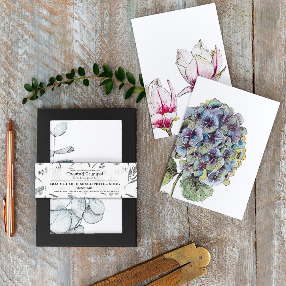 Botanicals Boxed St Of 8 Mixed Notecards