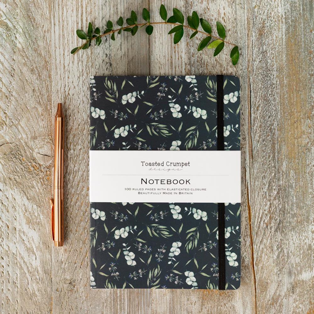 Eucalyptus Noir A5 Lined Notebook
