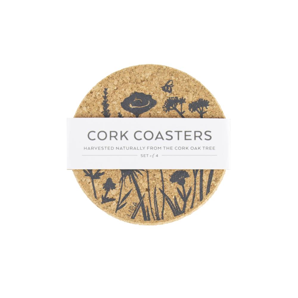 Wildflower Cork Coaster