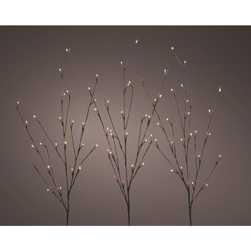 LED Branches in Warm White (Set of 3) Indoor Christmas Lights