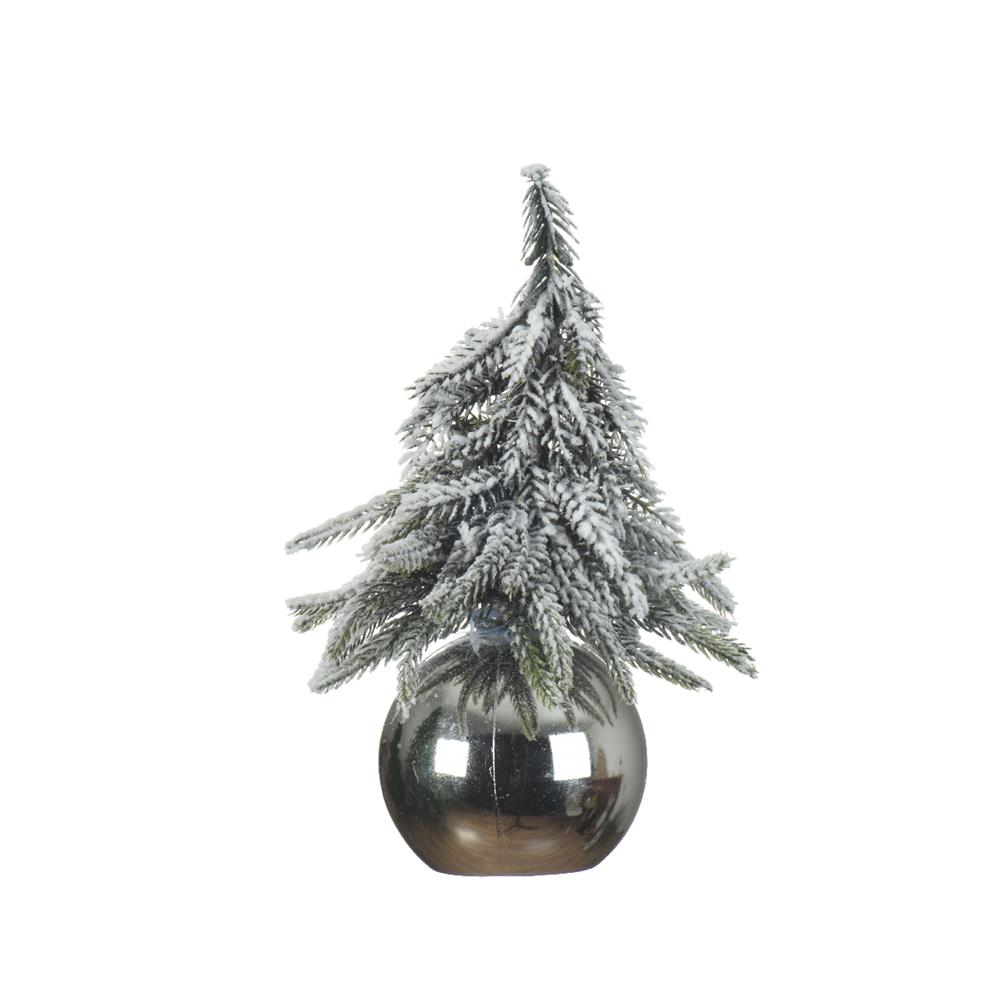 Bauble Mini Tree Snowy With Bauble Indoo