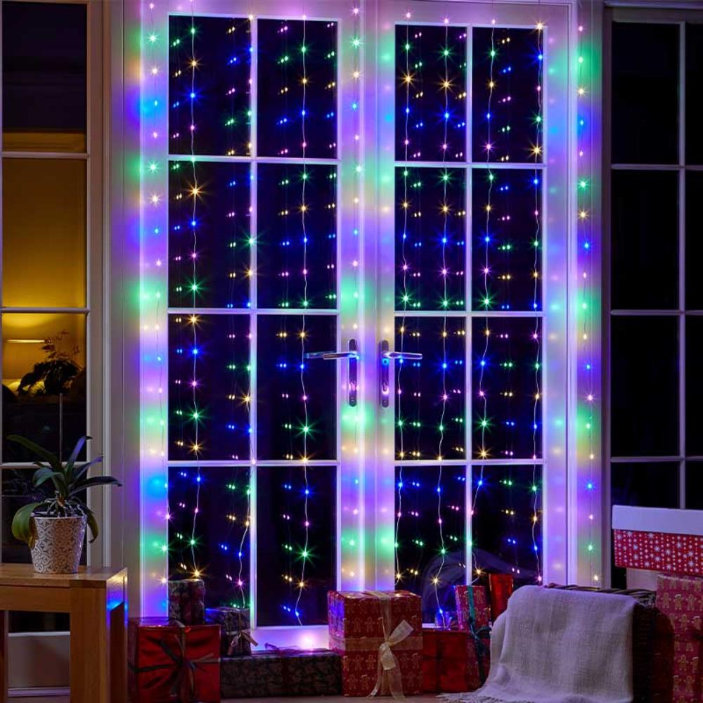 Party Curtain Lights  - Multi Coloured