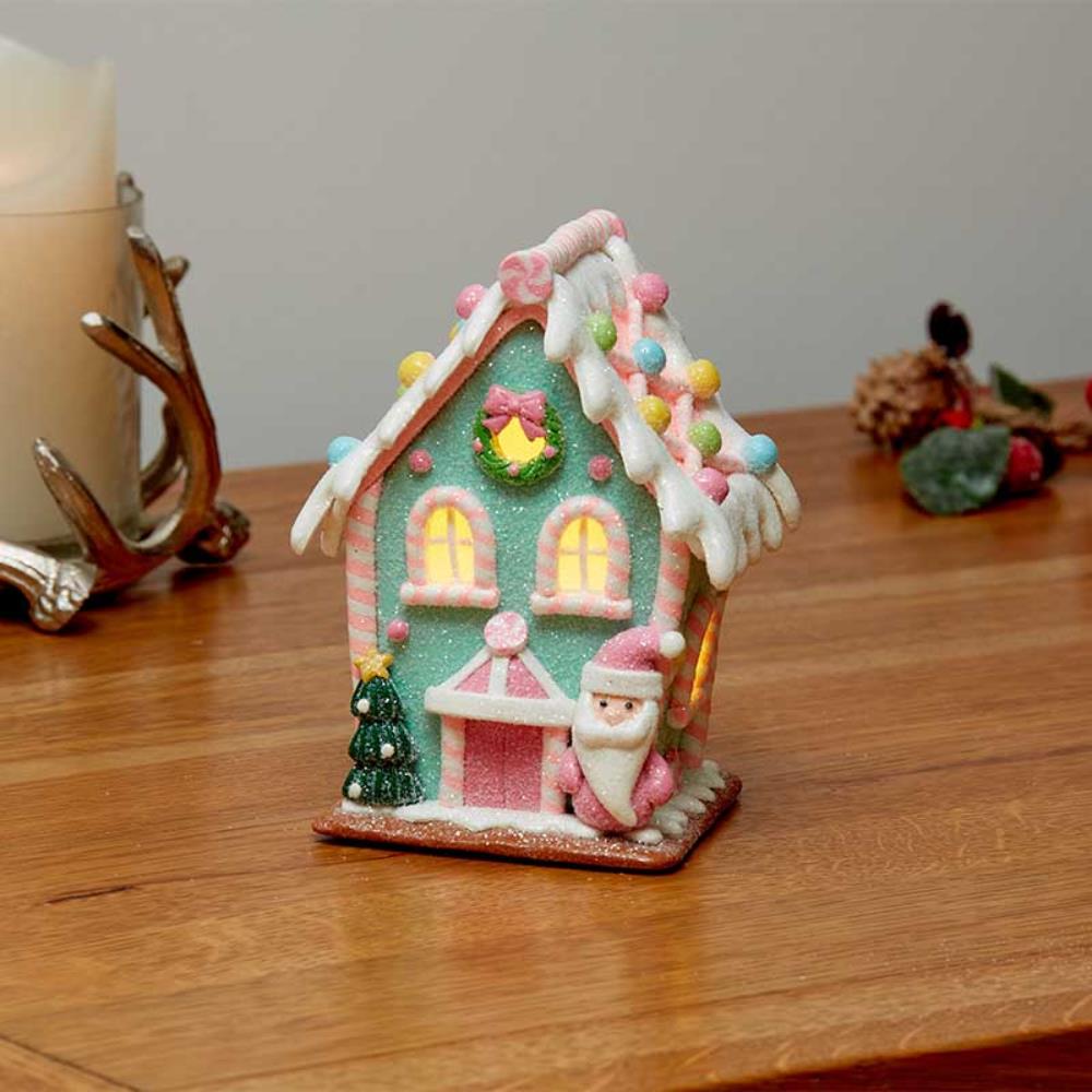 Gingerbread Santa Ice candy Cottage