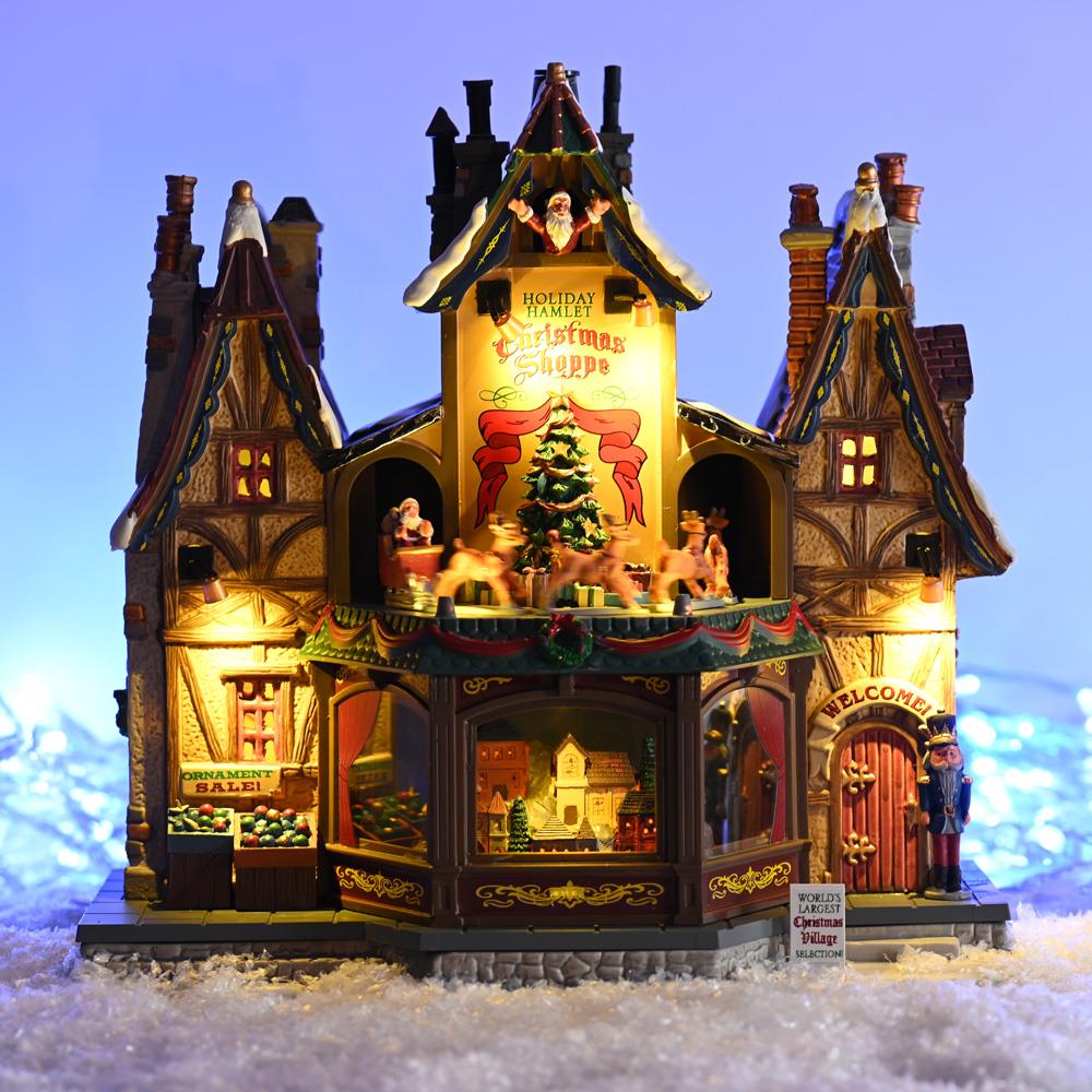 Christmas Lemax Village: Holiday Hamlet Christmas Shoppe