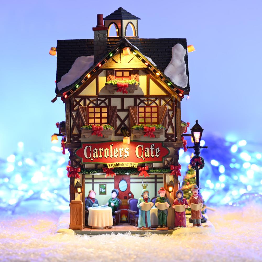 Christmas Lemax Village: Carolers Café