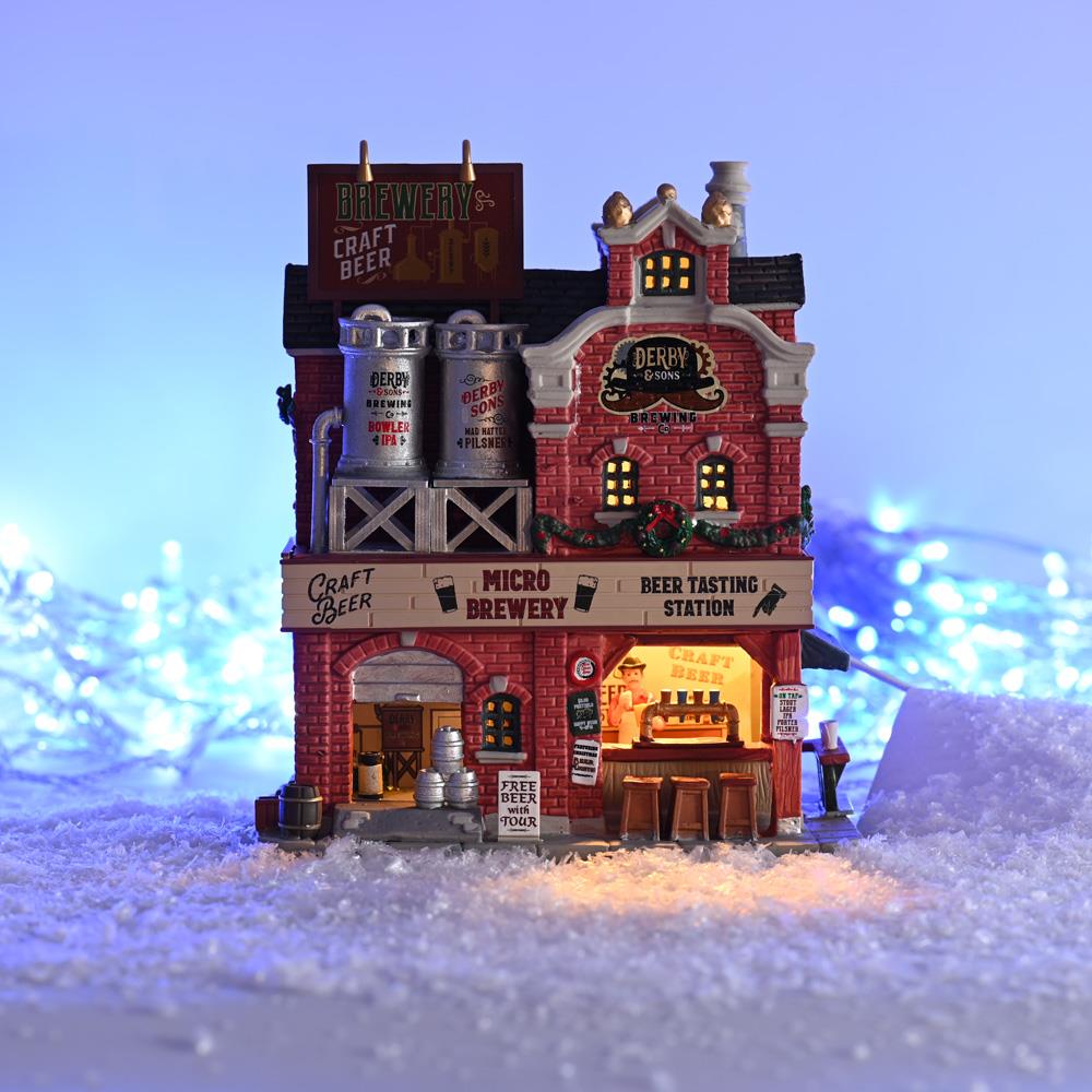 Lemax Christmas Village: Derby & Sons Brewing Co.