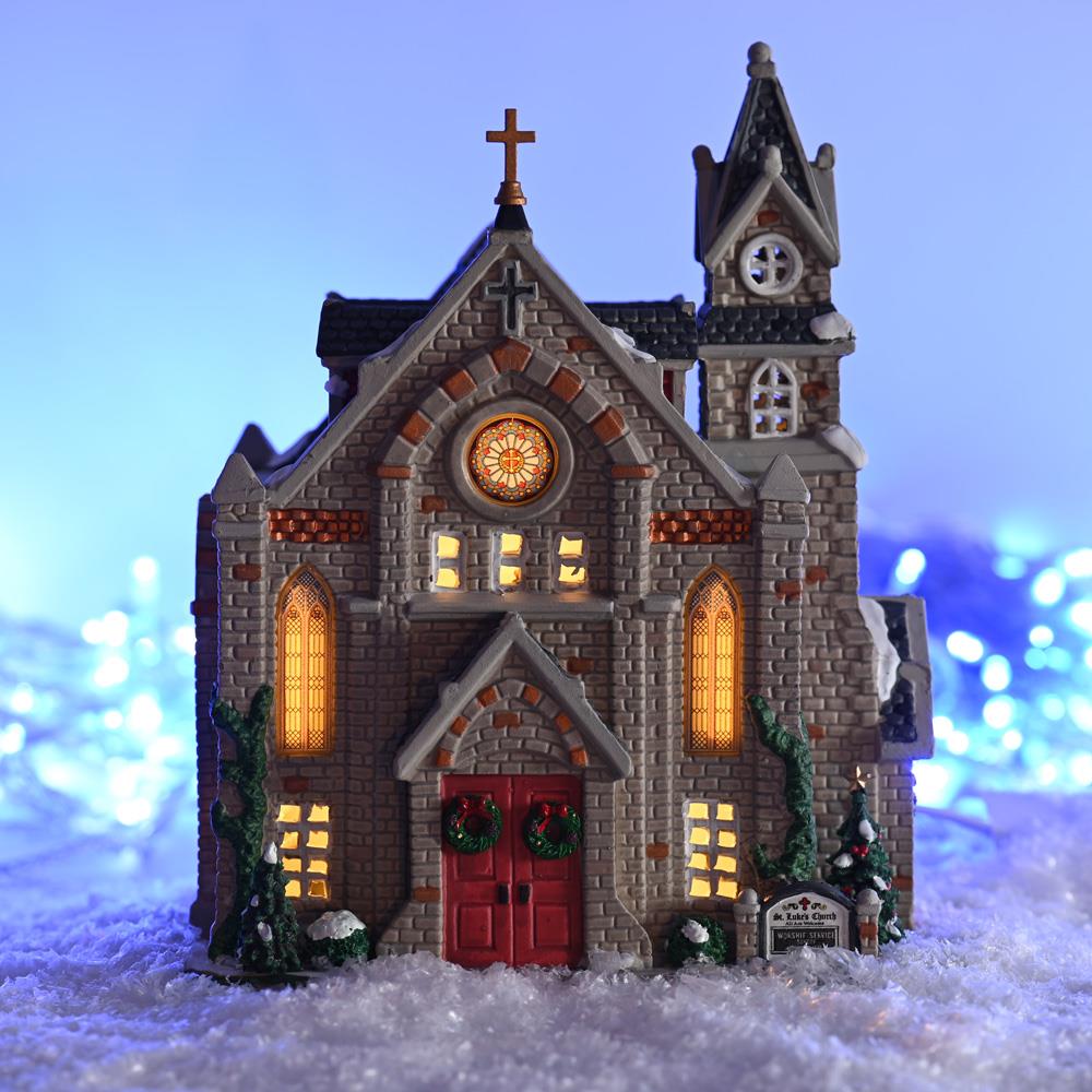 Lemax Christmas Village: St. Luke's Church