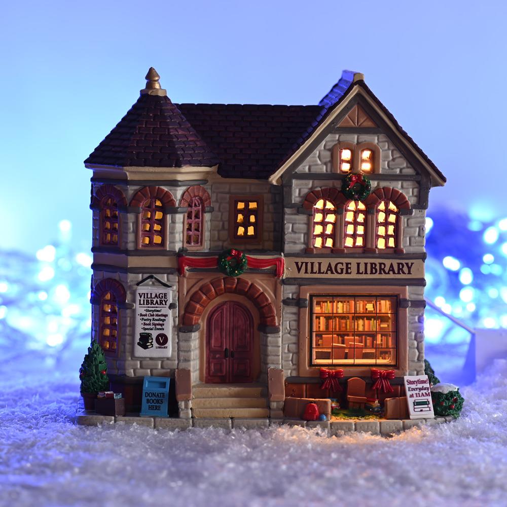 Lemax Christmas Village: Village Library