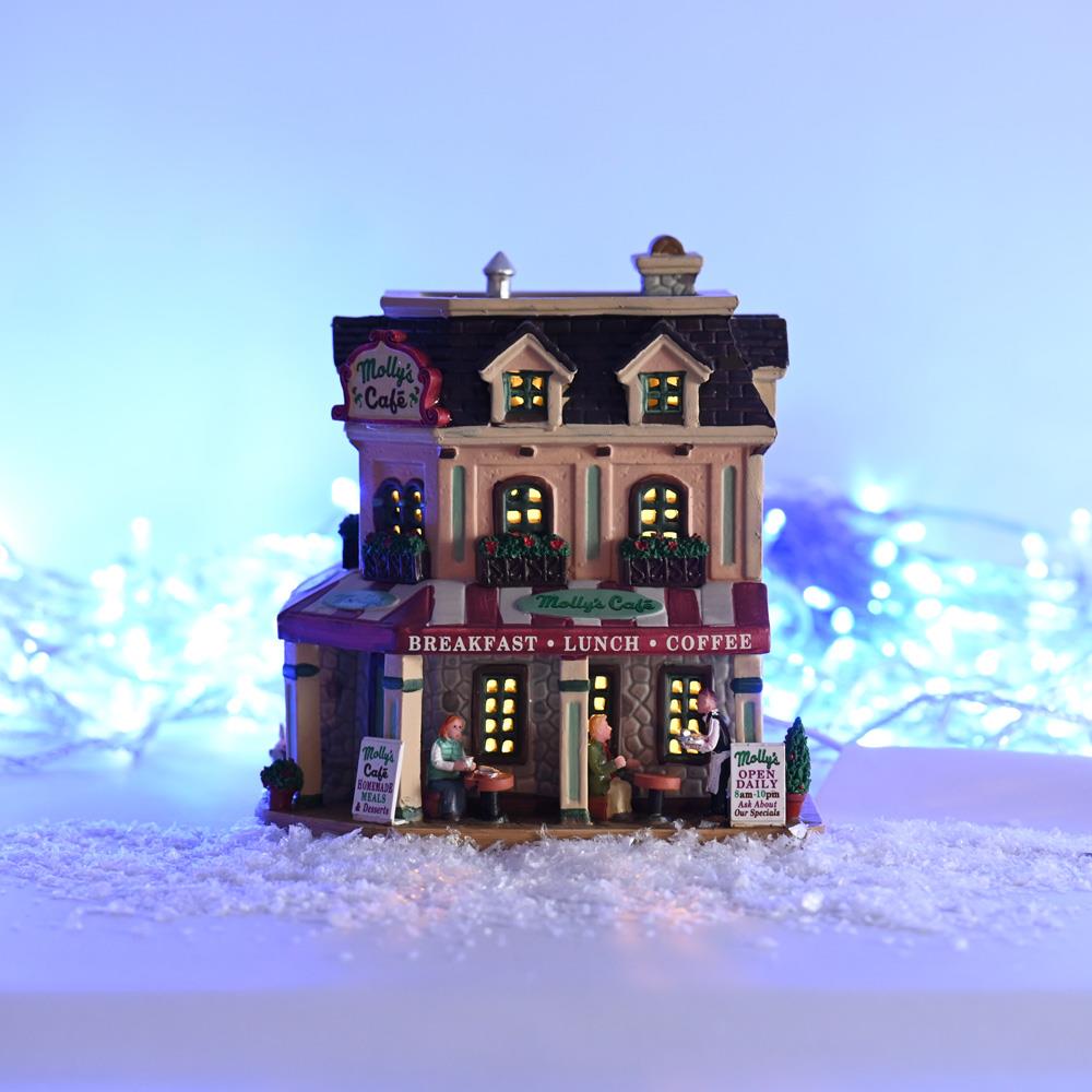 Lemax Christmas Village: Molly's Corner Café