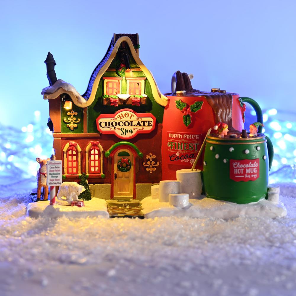 Lemax Christmas Village: Hot Chocolate Spa