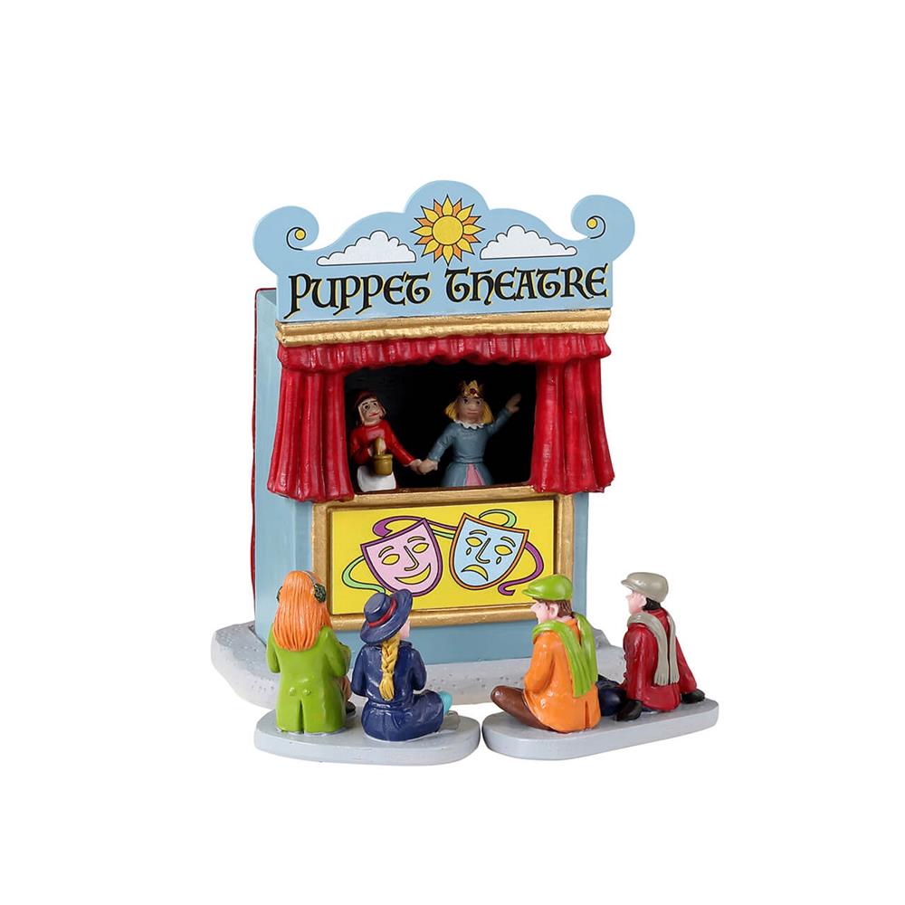 Lemax Christmas Model Village: Puppet Theatre, Set Of 3 pieces