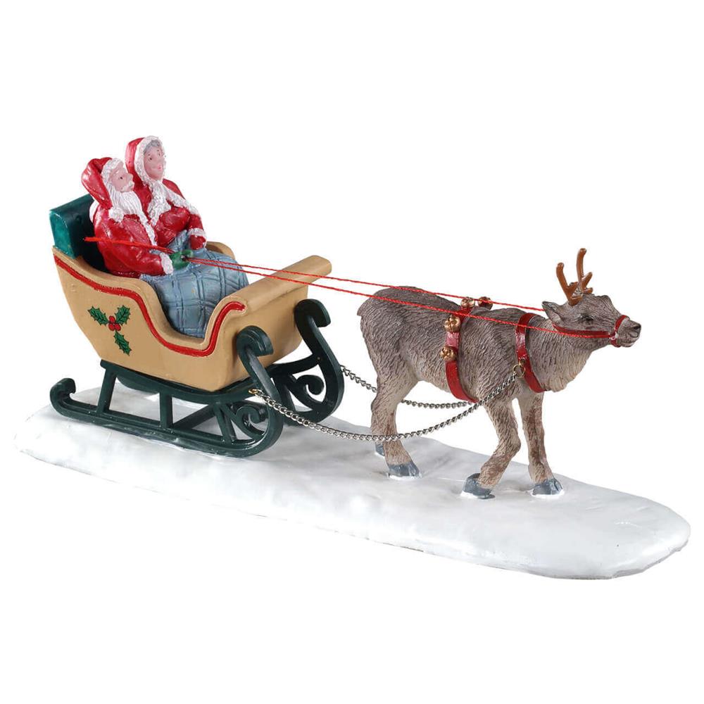 Model Christmas Village: North Pole Sleigh Ride