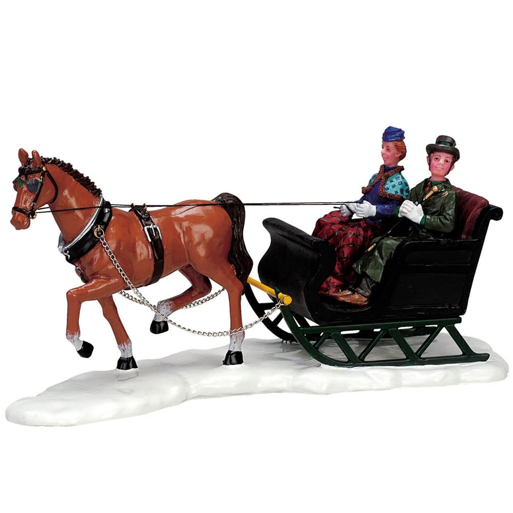 Model Christmas Village: Scenic Sleighride