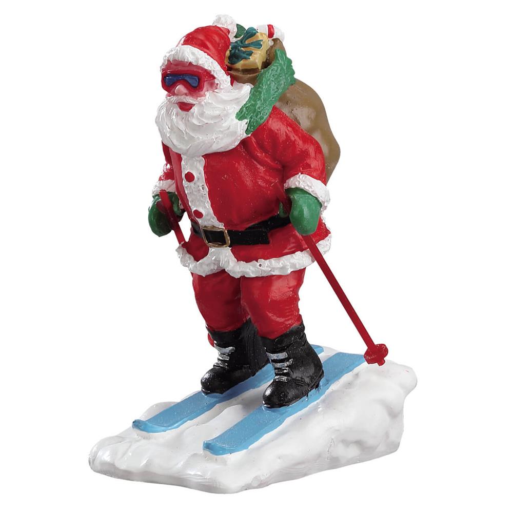 Christmas Village People: Santa Skier