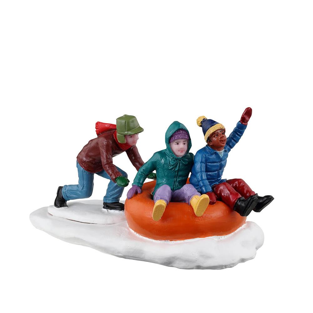 Christmas Village People: Tubing Trio