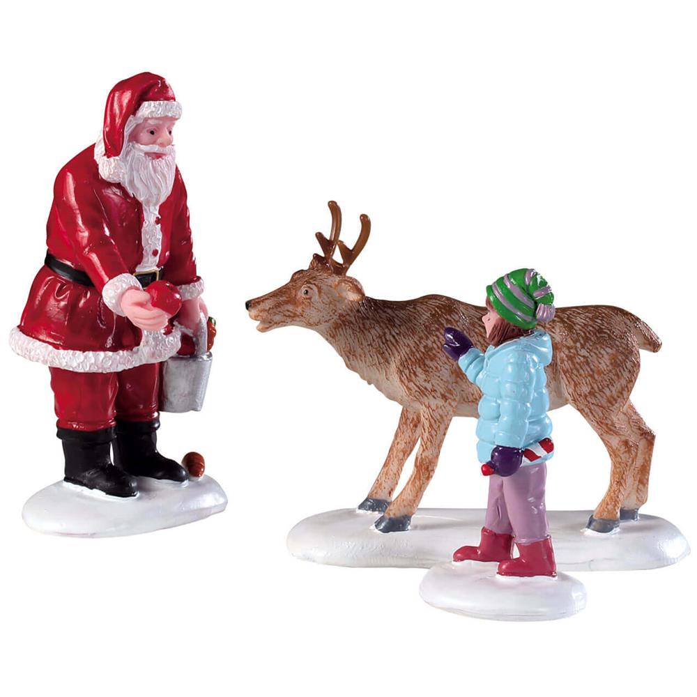 Christmas Village People: Reindeer Goodies, Set Of 3