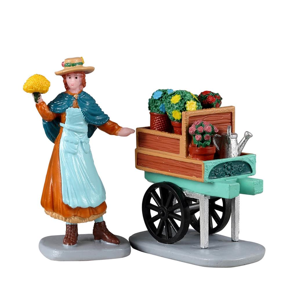 Christmas Village People: Merry's Garden Cart