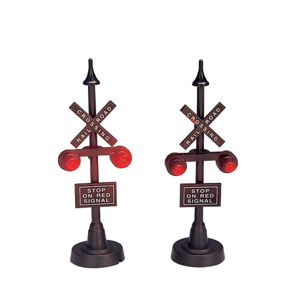 Christmas Village Lights: Railway Stop Light, Set/2