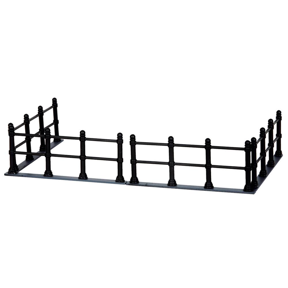 Lemax Christmas Village:  Canal Fence, Set Of 4