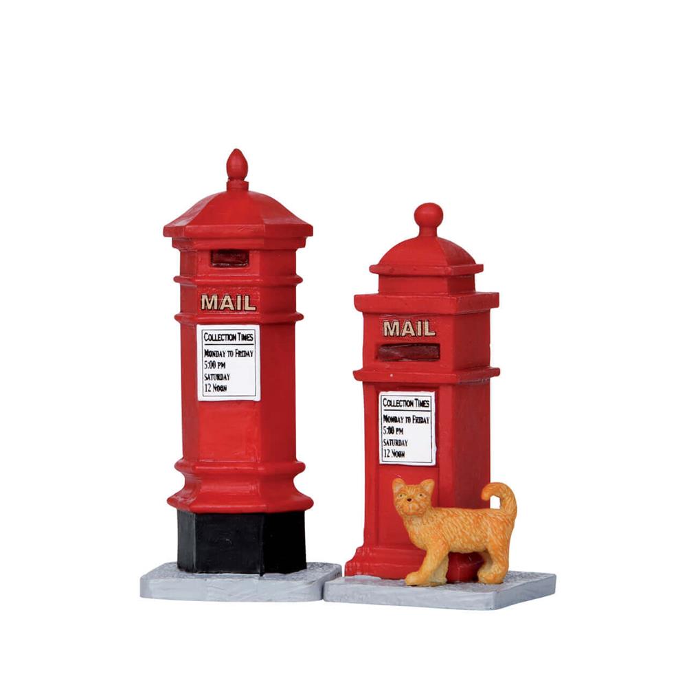 Lemax Christmas Village:  Victorian Mailboxes, Set Of 2