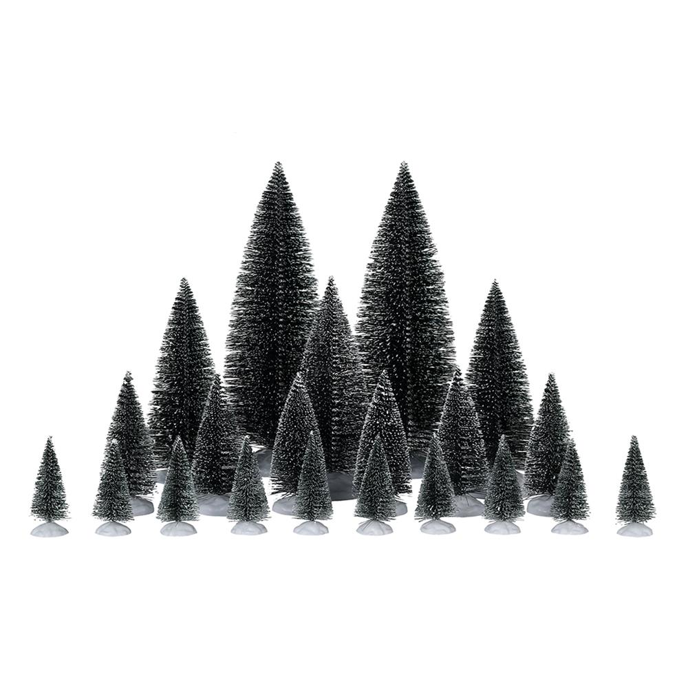 Assorted Pine Trees, Set Of 21